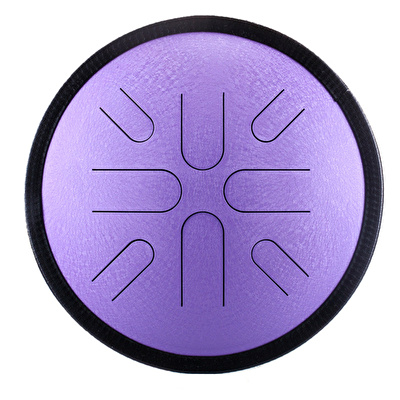 HLURU TA8-10 - UFO Series 8 Notalı 10" Bakır Çelik Lavender Tongue Drum